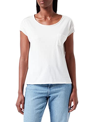 Marc O'Polo Damen DENIM T-Shirt – Basic Top – Relaxed Fit – Organic Cotton Größe: L von Marc O'Polo