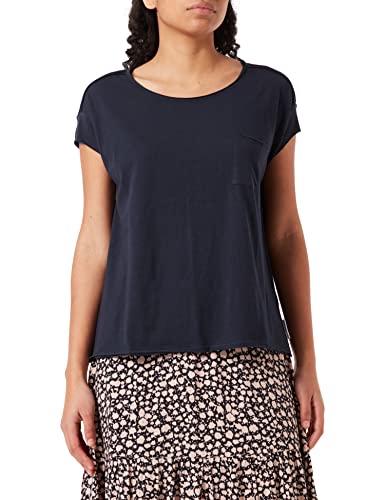 Marc O'Polo DENIM T-Shirt – Basic Damen Top – Relaxed Fit – Organic Cotton Größe: S von Marc O'Polo