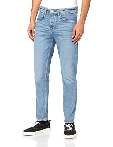 Marc O'Polo Denim Herren LINUS SLIM, hochwertige Herren Jeans, Herren Hose im Five-Pocket-Stil, bequeme Denim Jeans aus Organic Cotton, Gr. 29W / 30L, Farbe: Q33 (Hellblau) von Marc O'Polo