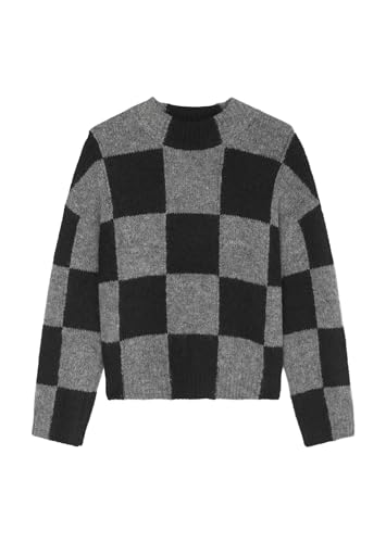 Marc O'Polo Denim Pullover with Check Multi/Black - S von Marc O'Polo