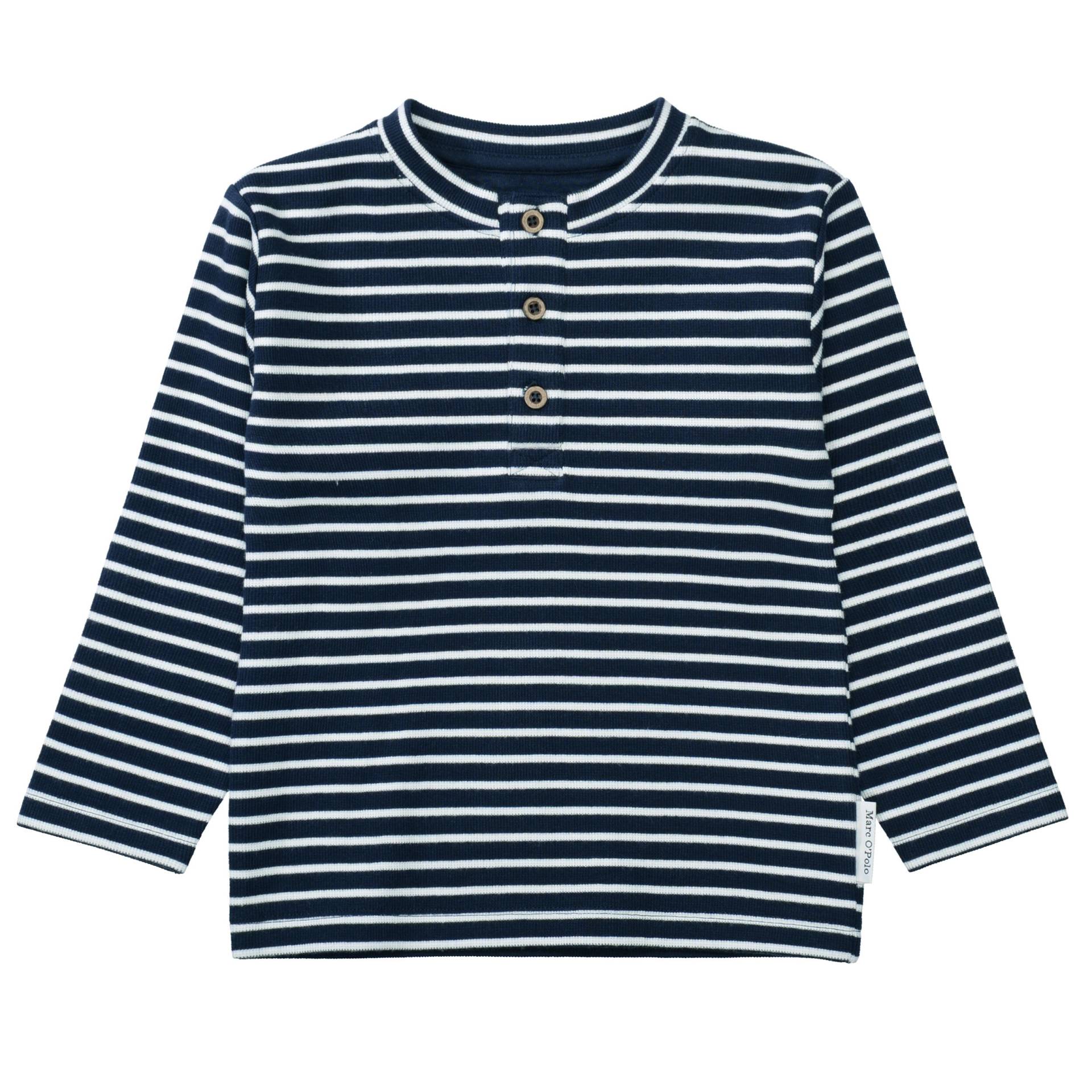 Marc OPolo Junior - Kn.-Longsleeve dark navy stripe von Marc O'Polo Junior