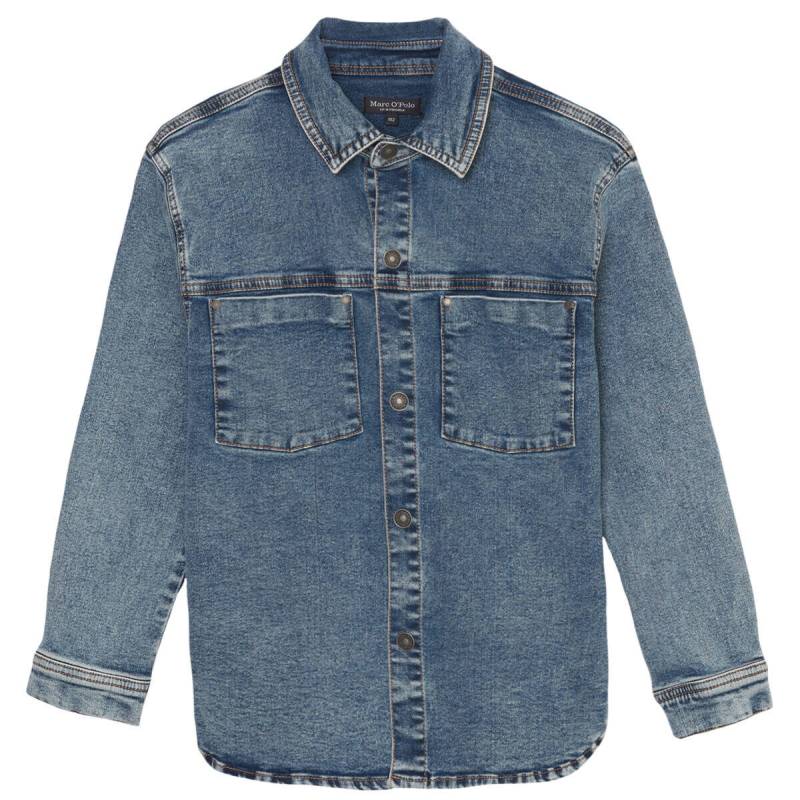 Marc OPolo Junior - MARC OPOLO Denim-Overshirt mit Druckknopfleiste light blue denim - Gr. - 176 von Marc O'Polo Junior
