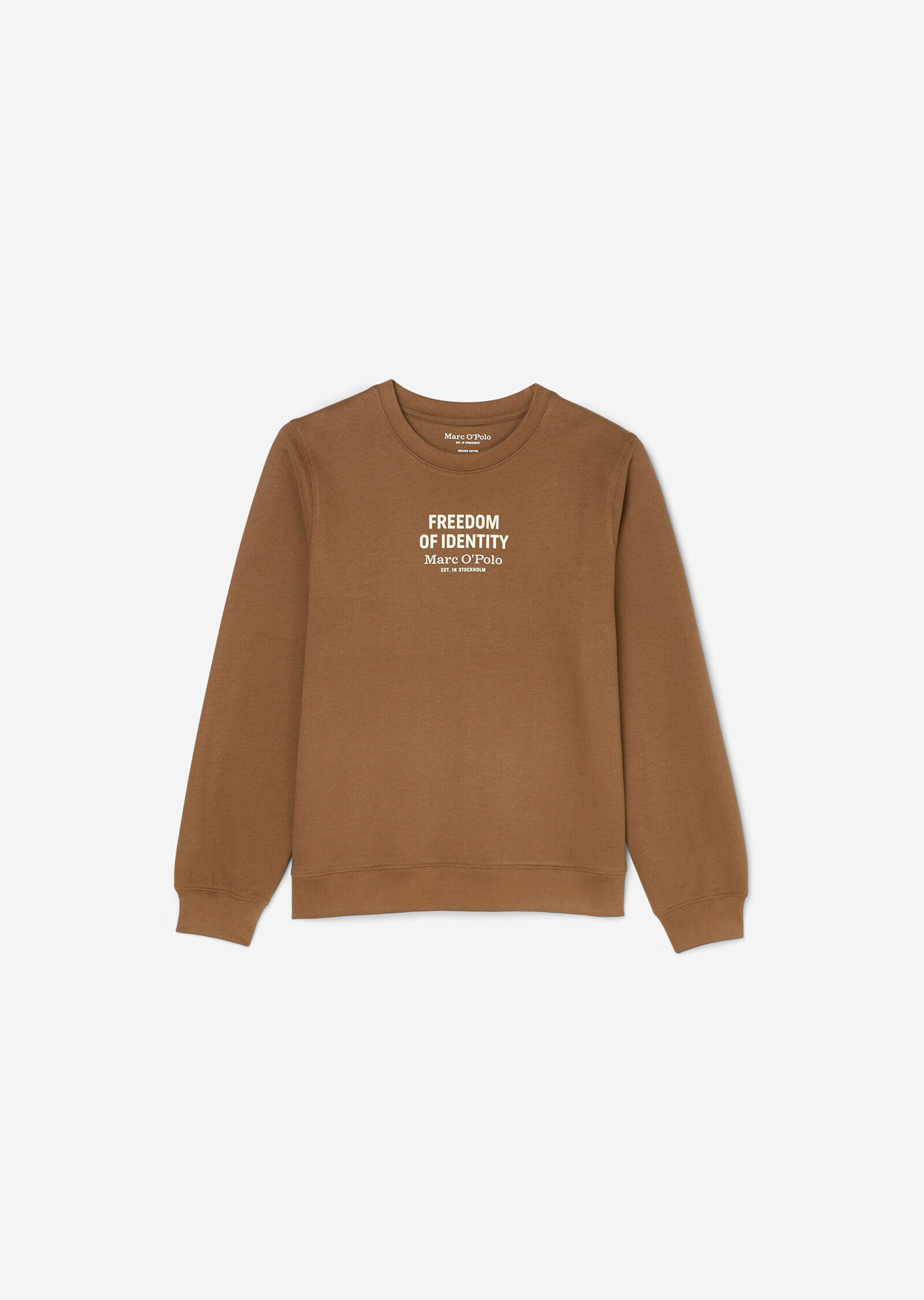 Marc OPolo Junior - MARC OPOLO Sweatshirt aus Bio-Baumwolle umbra brown - Gr. - 140 von Marc O'Polo Junior