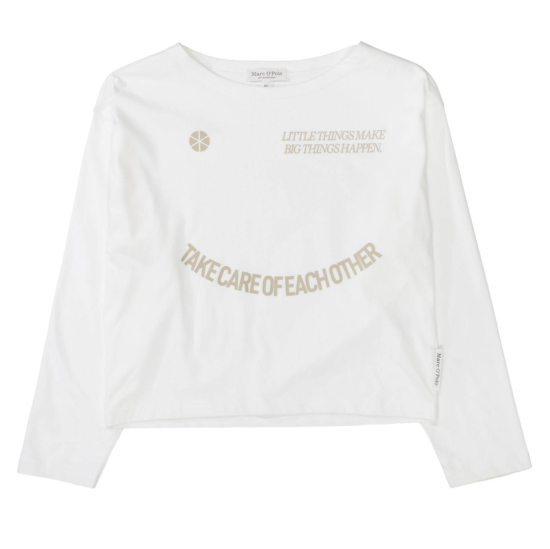 Marc OPolo Junior - Md.-Longsleeve white cotton - Gr. - 176 von Marc O'Polo Junior