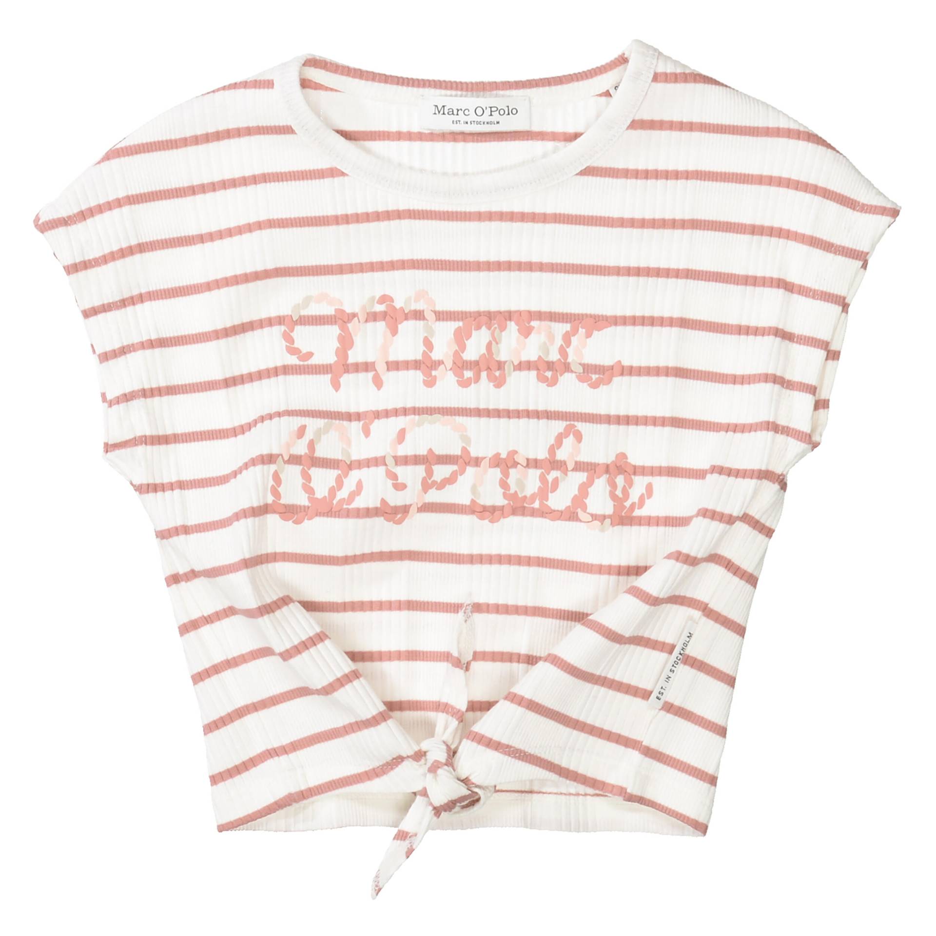 Marc OPolo Junior - Md.-T-Shirt chalky coral stripe von Marc O'Polo Junior