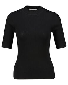 Damen Kurzarm-Strickpullover aus feiner Schurwolle von Marc O'Polo