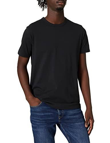 Marc O'Polo Herren 51556 Herren T Shirt mit Rundhals Ausschnitt bequemes Oberteil aus Bio Baumwolle klassisches Kurzarmshir, 990, XXL EU von Marc O'Polo