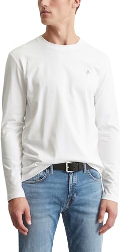 Marc O'Polo Herren B21222052022 T-Shirt, Weiß New, L EU von Marc O'Polo