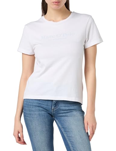 MARC O’POLO Damen 402229351055 T-Shirt, Weiß, XL von Marc O'Polo