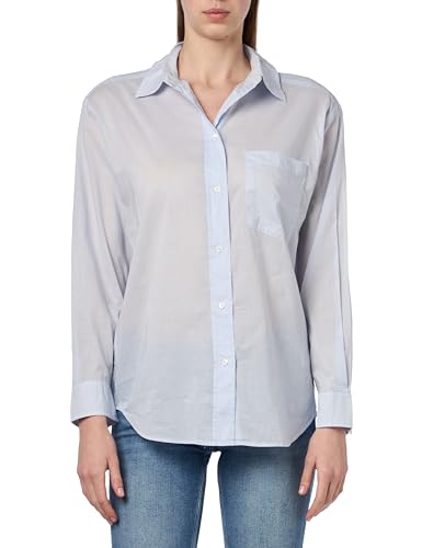 Marc O' Polo Damen 403081142337 Blouse, Calm Sea, 38 von Marc O'Polo