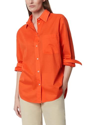 MARC O’POLO Damen 403081142337 Blouse, Fruity Orange, 36 von Marc O'Polo