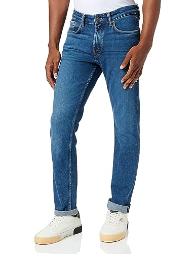 MARC O'POLO Denim Herren Jeanshose mit Stretch-Anteil Slim Fit, Blau (Multi/Dark Blue Black), W28/L32 von Marc O'Polo