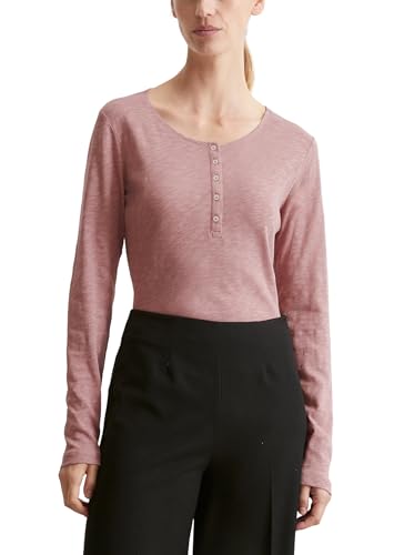 Marc OߴPolo Damen Langarmshirt aus Bio-Baumwolle mit Knopfleiste, Rosa (Dark Mauve), XL Marc OߴPolo Damen Langarmshirt aus Bio-Baumwolle mit Knopfleiste, Rosa (Dark Mauve), XL von Marc O'Polo