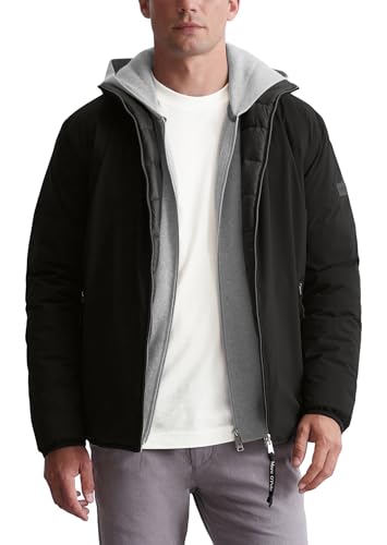 Marc O'Polo Herren Wendejacke mit Reißverschluss gefüttert, Schwarz (Black), XXL Marc O'Polo Herren Wendejacke mit Reißverschluss gefüttert, Schwarz (Black), XXL von Marc O'Polo