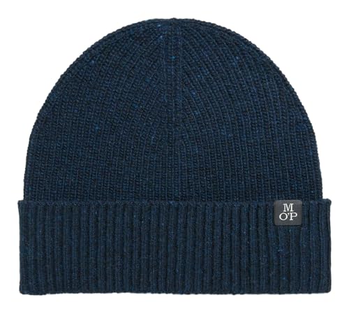 Marc O'Polo Herren Strickmütze aus Woll-Mix Beanie, Blau (Dark Navy), One Size Marc O'Polo Herren Strickmütze aus Woll-Mix Beanie, Blau (Dark Navy), One Size von Marc O'Polo