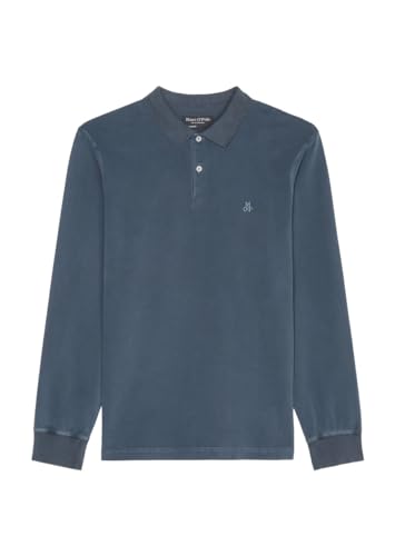 Marc O'Polo Herren B21223655004 Polohemd, Blau, 3XL EU von Marc O'Polo