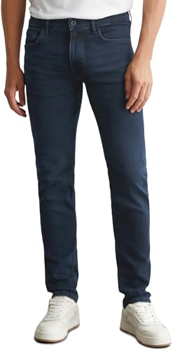 Marc O'Polo Herren Jeanshose mit Stretch-Anteil Shaped Fit, Blau (Blue Black), W34/L30 von Marc O'Polo