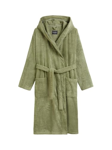 Marc O'Polo Bademantel Timeless Men Moss Green, L - 100% Bio-Baumwollfrottier - Uni von Marc O'Polo