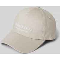 Marc O'Polo Basecap mit Label-Stitching in Beige, Größe One Size von Marc O'Polo