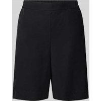 Marc O'Polo Bermudas aus Lyocell-Leinen-Mix in unifarbenem Design in Black, Größe 42 von Marc O'Polo