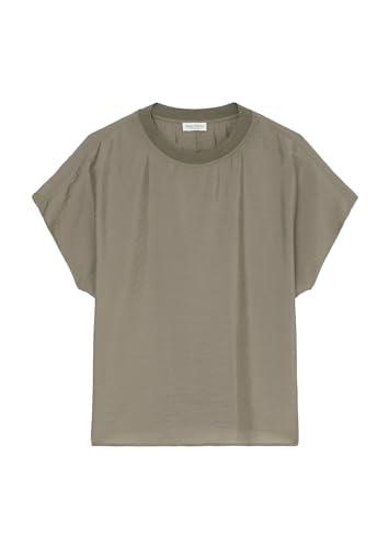 Marc O'Polo Blouse, t-Shirt Style, Short Sleeve Milky Brown - 38 von Marc O'Polo