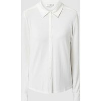 Marc O'Polo Hemdbluse aus Viskose-Mix mit Umlegekragen in Offwhite, Größe XS von Marc O'Polo