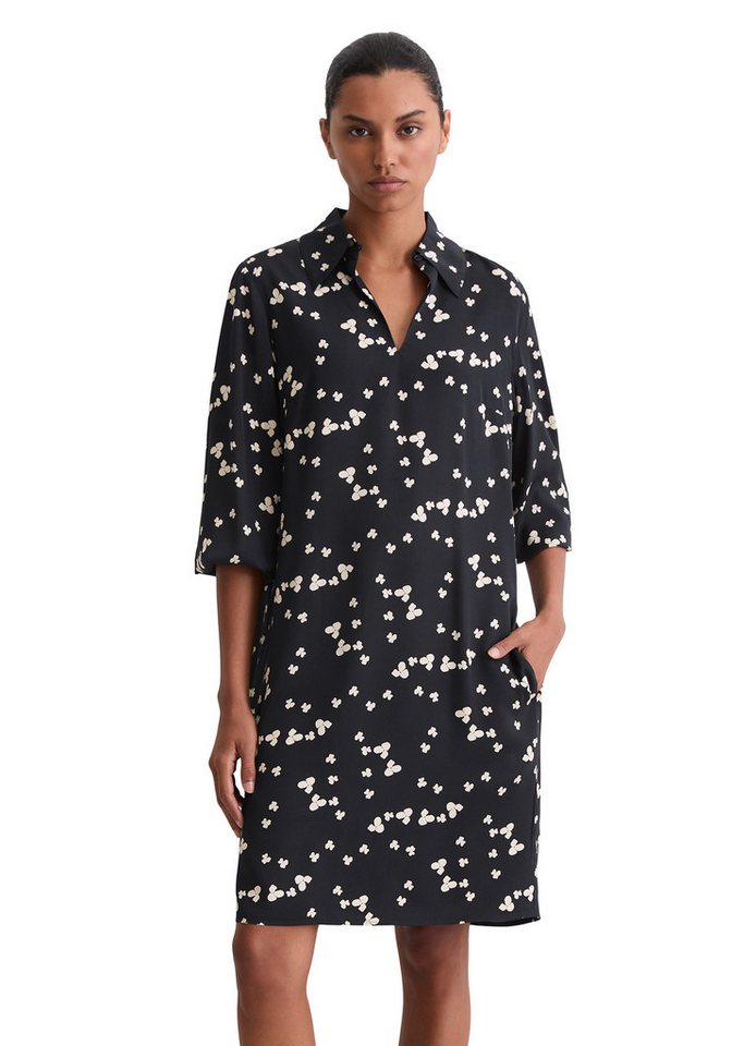 Marc O'Polo Blusenkleid mit Allover-Print, loose fit, ungefüttert von Marc O'Polo