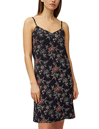 Marc O’Polo Body & Beach Damen Nights Spaghettiträgersleepshirt Nachthemd, anthrazit, S von Marc O'Polo