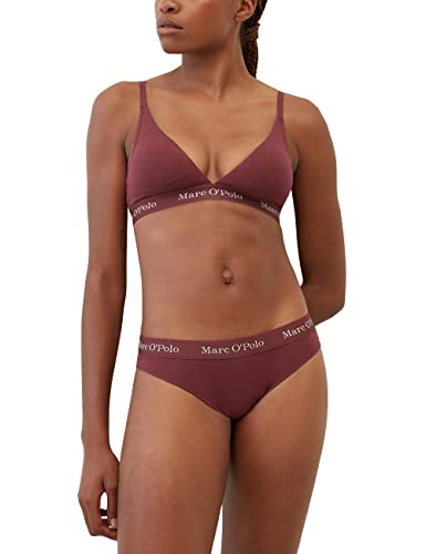 Marc O’Polo Body & Beach Damen W-Highwaist Slip, Bordeaux, L von Marc O'Polo