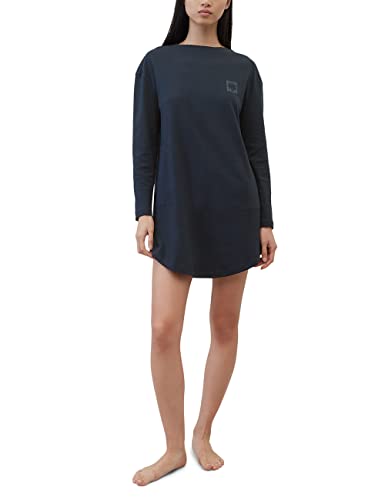 Marc O’Polo Body & Beach Damen W-Sleepshirt LS Crew-Neck Nachthemd, Nachtblau, L von Marc O'Polo
