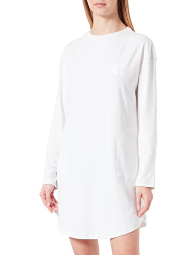 Marc O’Polo Body & Beach Damen W-Sleepshirt LS Crew-Neck Nachthemd, Natur-Mel, S von Marc O'Polo