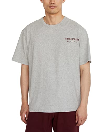 Marc O’Polo Body & Beach Herren M-Shirt Crew-Neck Pyjamaoberteil, hellgrau-Mel, M von Marc O'Polo