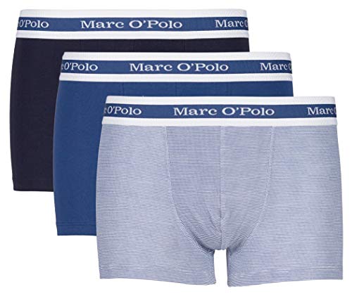 Marc O’Polo Body & Beach Herren Multipack Boxershorts 3 Pack Unterwäsche, Jeansblau, M von Marc O'Polo