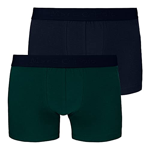 Marc O’Polo Body & Beach Herren Multipack M-Cyclist 2-Pack Retroshorts, Grün (Dunkelgrün), Large (2er Pack) von Marc O'Polo