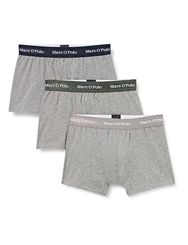 Marc O’Polo Body & Beach Herren Multipack M-Shorts 3-Pack Unterwäsche, Grau, M (3er Pack) von Marc O'Polo