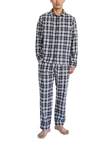 Marc O’Polo Body & Beach Herren Set M-LOUNGESET LS Pyjamaset, dunkelblau, XXL von Marc O'Polo