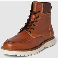 Marc O'Polo Boots mit Label-Details Modell 'JACK' in Cognac, Größe 42 von Marc O'Polo