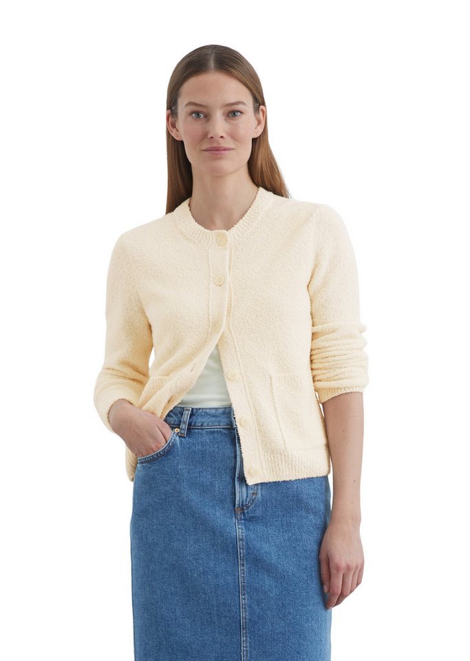 Marc O'Polo Cardigan die Haptik: supersoft mit feiner Curly-Oberfläche von Marc O'Polo