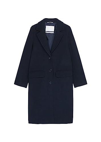 Marc O'Polo Coat, Wool Blend, Single Breasted, deep Blue sea - 38 von Marc O'Polo