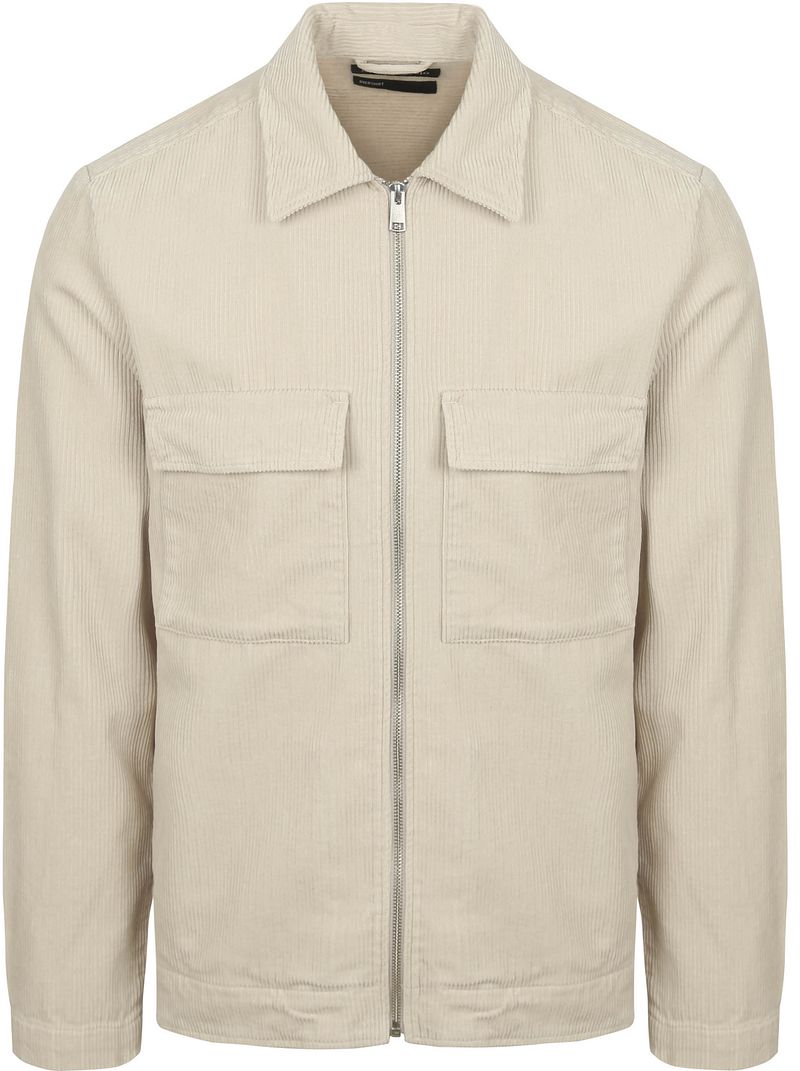 Marc O'Polo Corduroy Hemdjacke Ecru - Größe M von Marc O'Polo