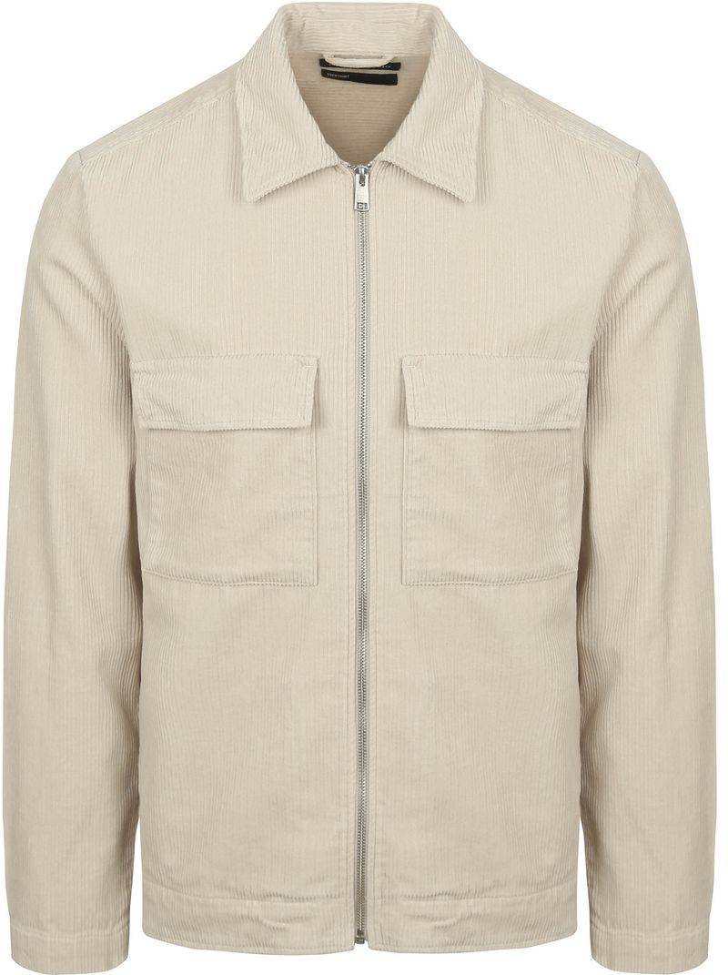 Marc O'Polo Corduroy Hemdjacke Ecru - Größe M von Marc O'Polo