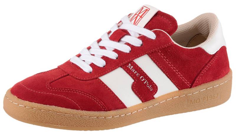 Marc O'Polo Court Sneaker Retro Sneaker, Schnürschuh, Freizeitschuh mit Memory Foam-Ausstattung von Marc O'Polo