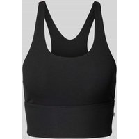 Marc O'Polo Crop Top in unifarbenem Design Modell 'MODERN MOVE' in Black, Größe XL von Marc O'Polo