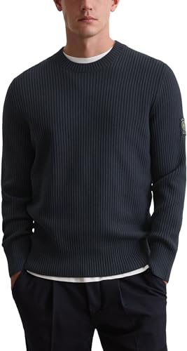 Marc OߴPolo DFB Travel Collection Herren Strickpullover aus Bio-Baumwolle mit Rundhalsausschnitt von Marc O'Polo