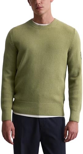 Marc OߴPolo DFB Travel Collection Herren Strickpullover aus Bio-Baumwolle mit Rundhalsausschnitt von Marc O'Polo