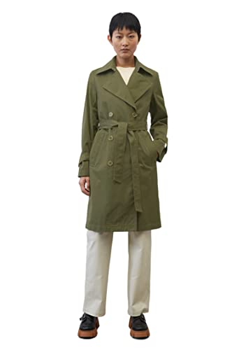 Marc O'Polo Damen 302025371043 Trenchcoat, 477-Wilde Olive, 36 von Marc O'Polo