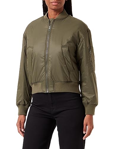 Marc O'Polo Damen 307085170133_454_34 WOVEN OUTDOOR JACKETS, olive crop, 34 EU von Marc O'Polo