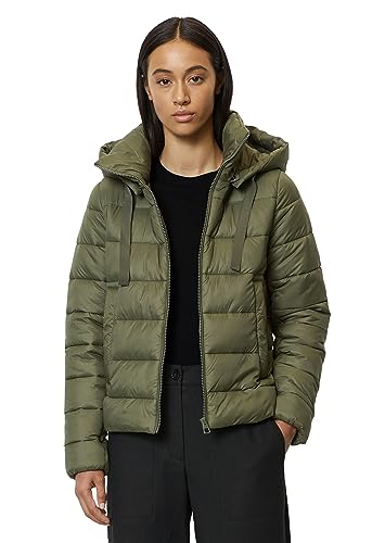 Marc O'Polo Damen 308085170129_454_36 WOVEN OUTDOOR JACKETS, olive crop, 36 EU von Marc O'Polo