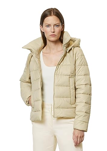 Marc O'Polo Damen 308085170129_737_34 WOVEN OUTDOOR JACKETS, jonesboro cream, 34 EU von Marc O'Polo