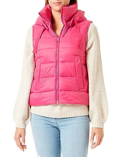 Marc O'Polo Damen 308085172003_662_32 WOVEN OUTDOOR VESTS, vibrant pink, 32 EU von Marc O'Polo